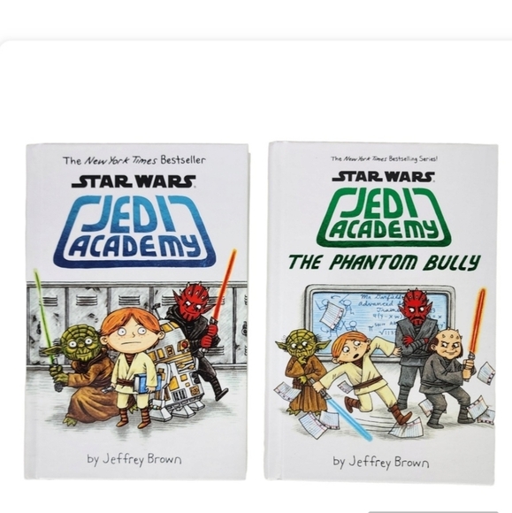 Star Wars Jedi Academy Set of 2  Hardcover Graphic Novels Yoda Skywalker - Picture 1 of 15
